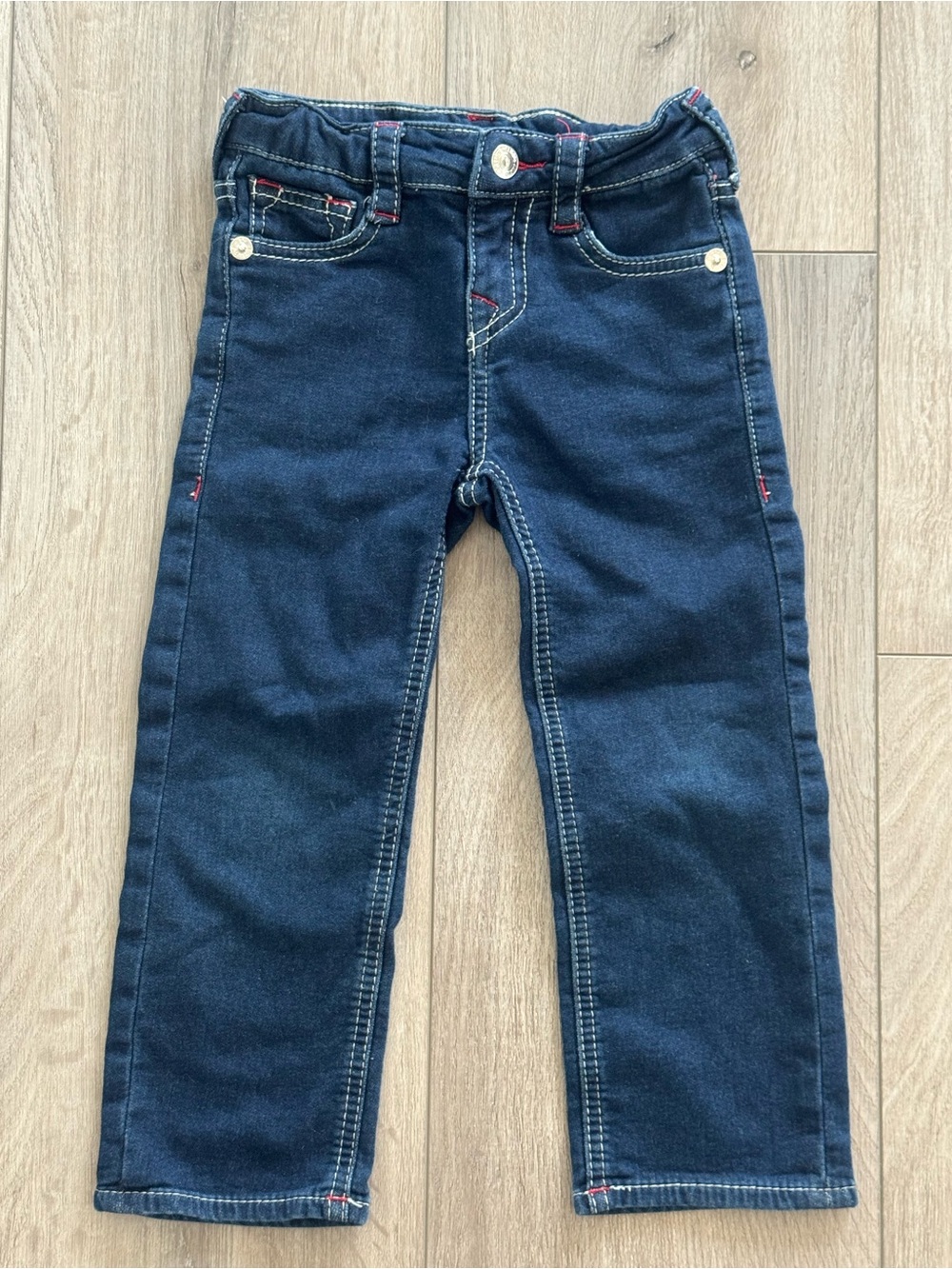 Kids True Religion Denim Jeans With Adjustable Waistband